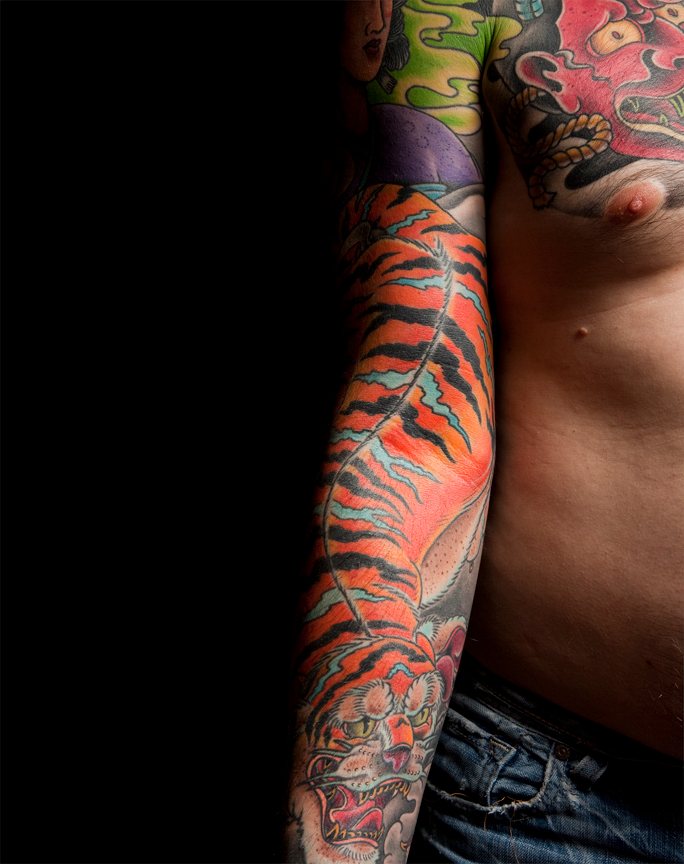 Tiger Temporary Tattoos Sleeve, 4-Sheet Large Fake Wild Tiger Arm Temporary  Tattoos and 4-Sheet Animal Full Arm Sleeve Tattoo Sticker Body Art for  Women Men - Walmart.com